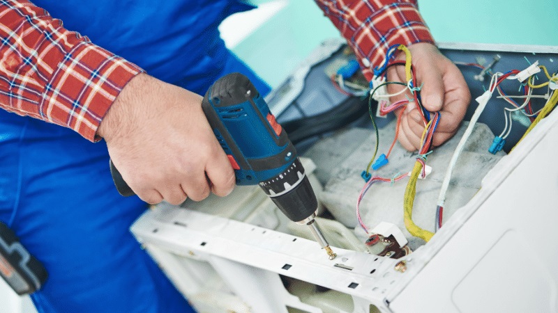 Kula Mdv Mdv çamaşır makinesi kart tamiri – Su almama arızası orijinal parça ile giderildi. - Teknik servis örneği